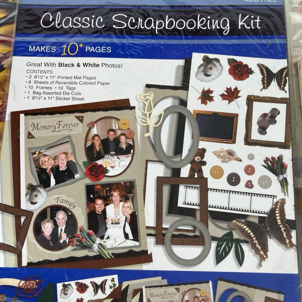 Scrapbooking Lot 12 Pieces Sue Zipkin Cat & Dog Classic Scrapbooking Kit Variety - Picture 3 of 8
